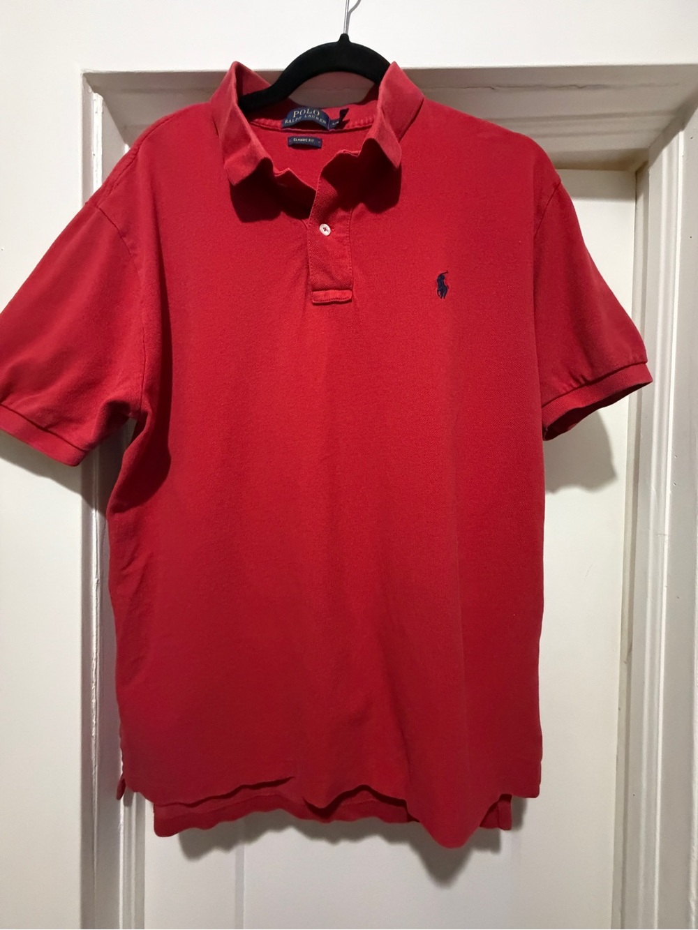 Polo by Ralph Lauren Red Polo with Navy Pony